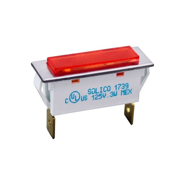 Allpoints Allpoints 38-1084 Signal Light; 3/8" x 1-5/16"; Amber; 125V 381084 - main